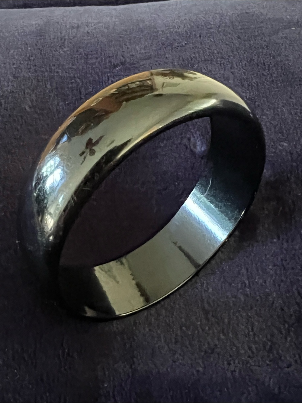 Vintage Rare Black Bakelite Bangle Bracelet!